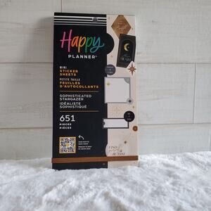 The Happy Planner Sophisticated Stargazer Value Pack Mini Sticker Sheets